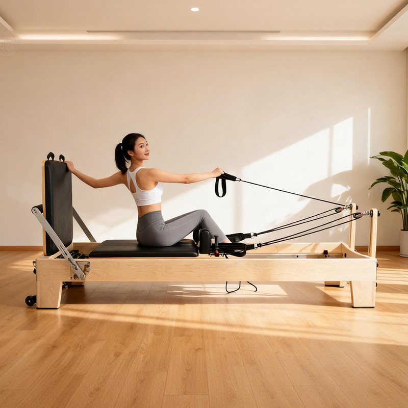 Yoga Health & Fitness Centre - White Maple Portable Adjustable Pilates Reformer