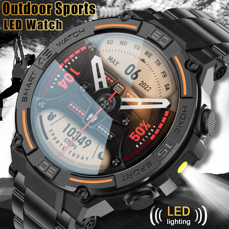 Gym Floor Mats - Outdoor Military Rugged Smartwatch Men GPS