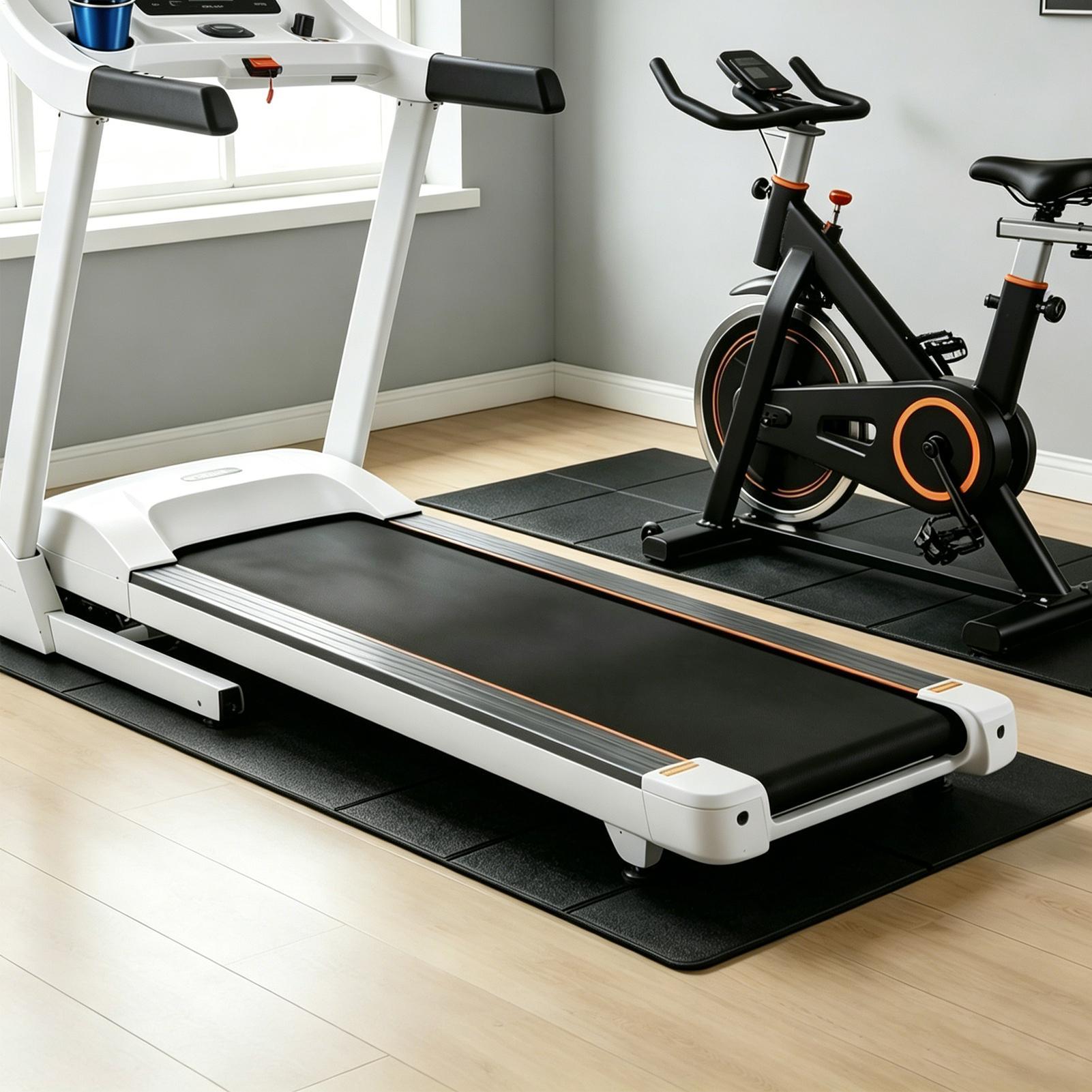 Gym Floor Mats - Treadmill Pads For Floor Non Slip