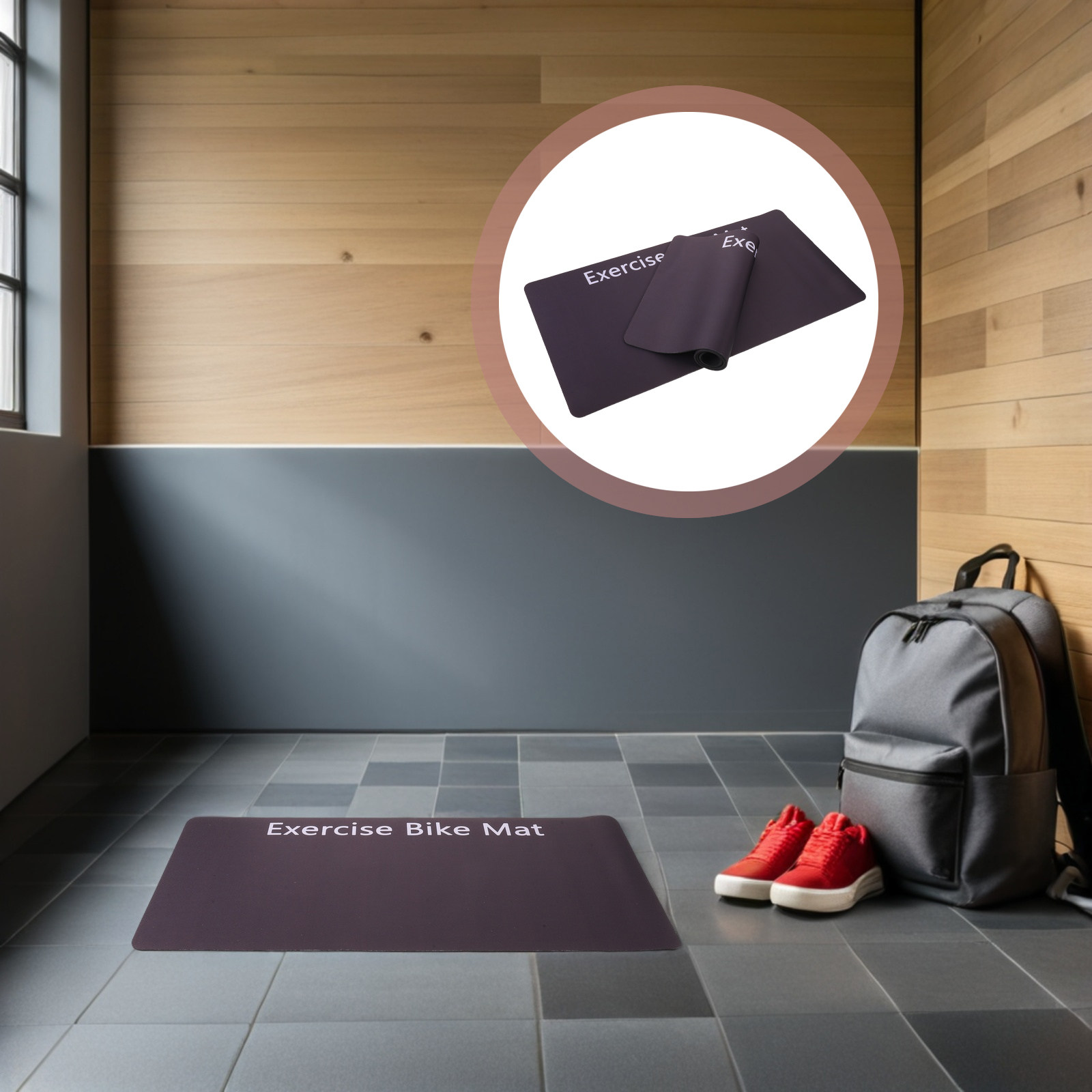 2Pcs Fitness Equipment Shock A - огляд і ціна Gym Floor Mats
