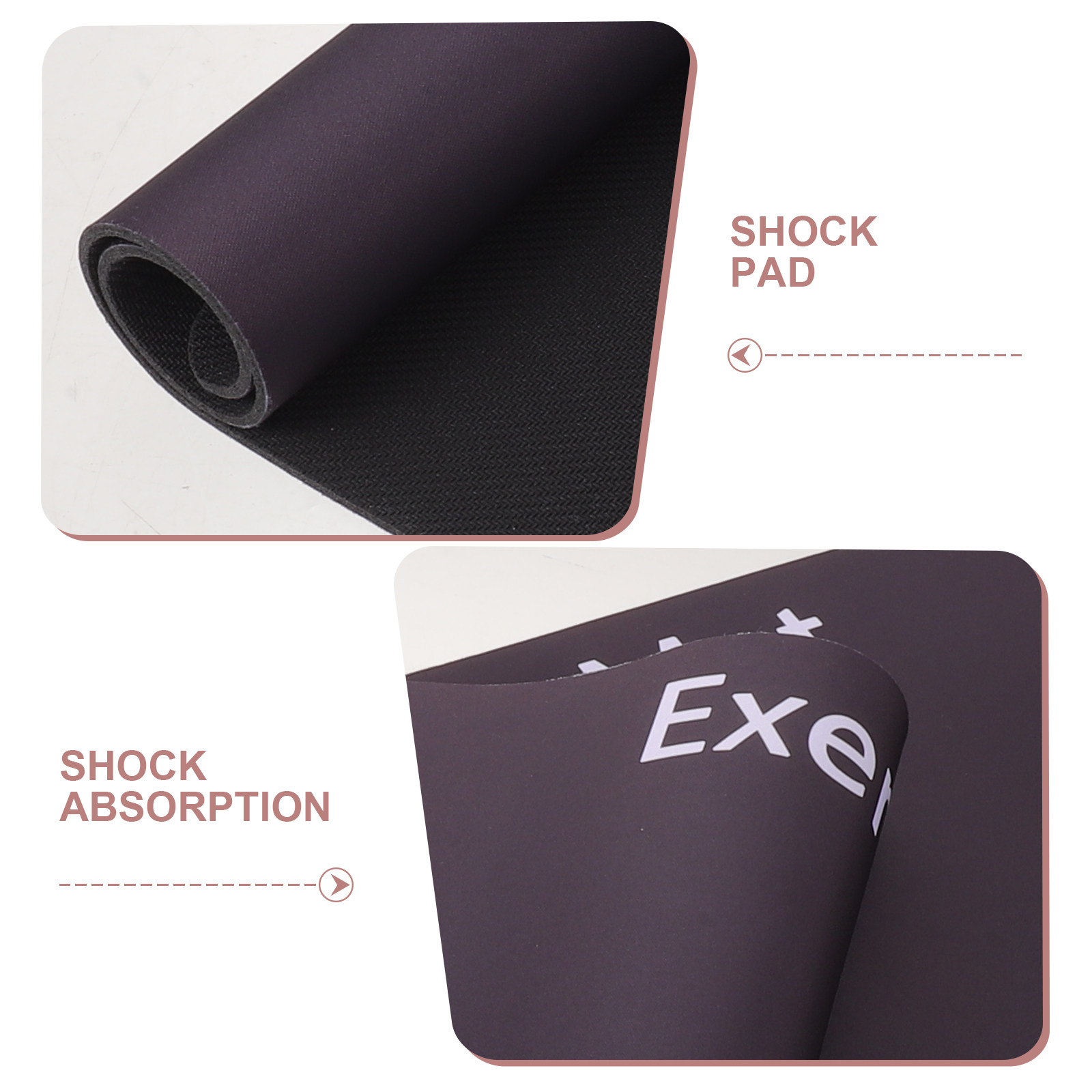 2Pcs Fitness Equipment Shock A - огляд і ціна Gym Floor Mats