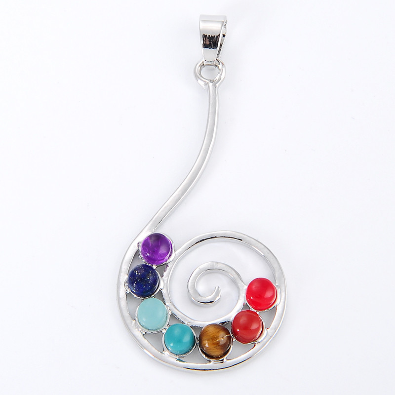 7 Chakra Stone Necklace Pendan - огляд і ціна Yoga Health & Fitness Centre