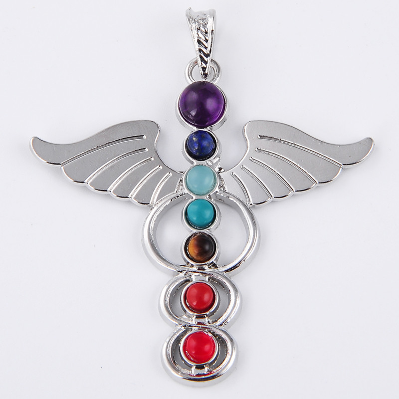 7 Chakra Stone Necklace Pendan - огляд і ціна Yoga Health & Fitness Centre