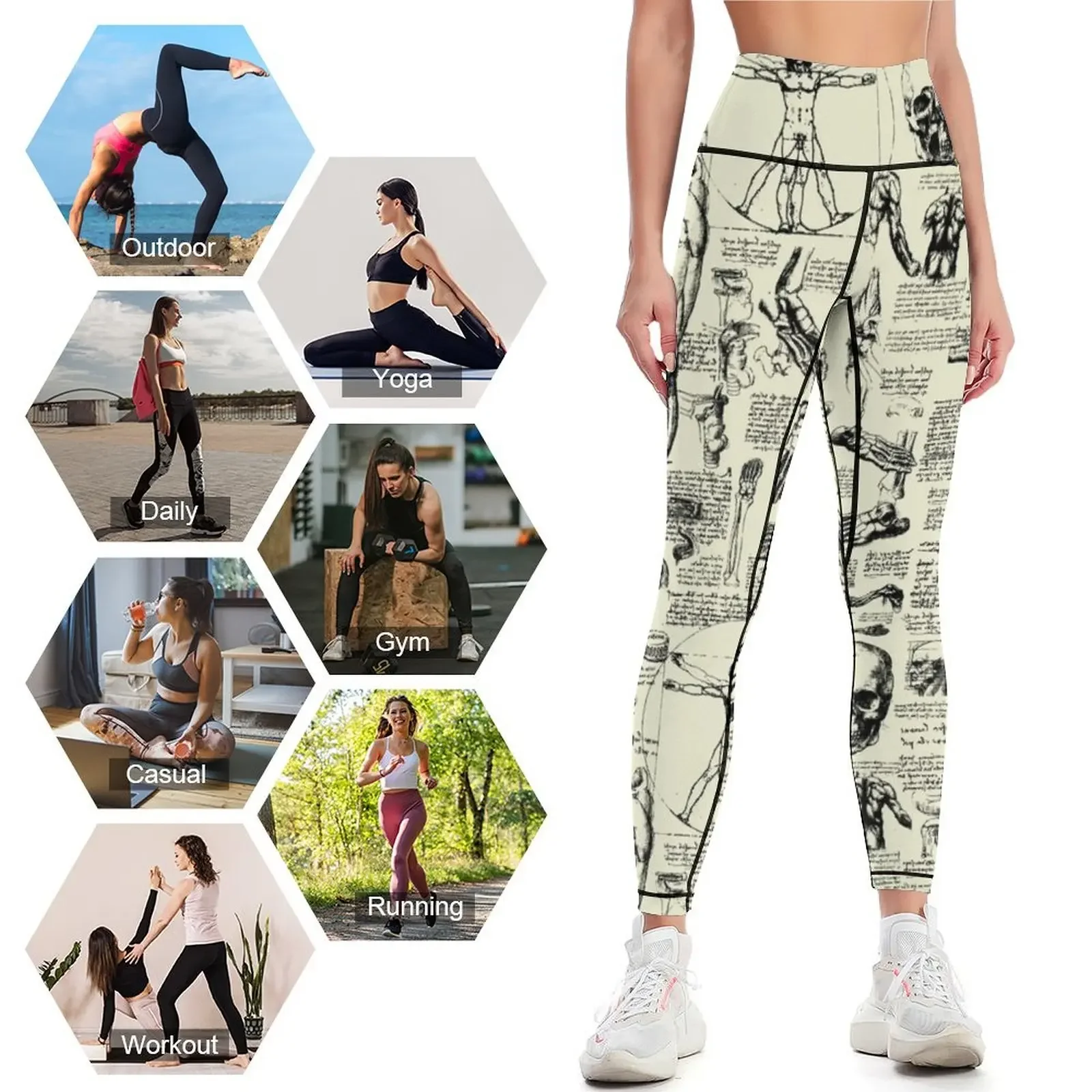 Da Vinci's Anatomy Sketches // - огляд і ціна Yoga Anatomy Of Fitness