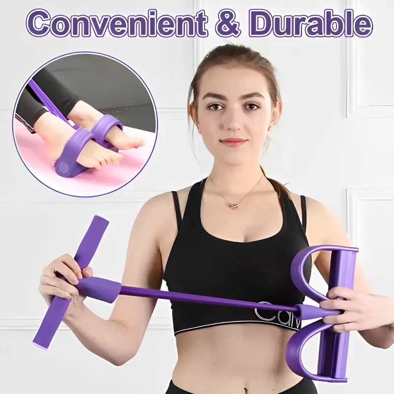 4‑Tube Pedal Tension Rope Mult - огляд і ціна Yoga Fitness Stretching Strap