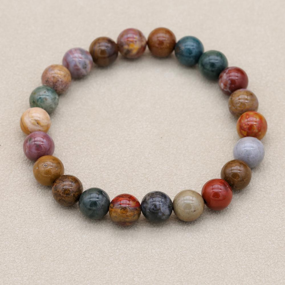 8mm Natural Stone Ocean Jasper - огляд і ціна Yoga Health & Fitness Centre