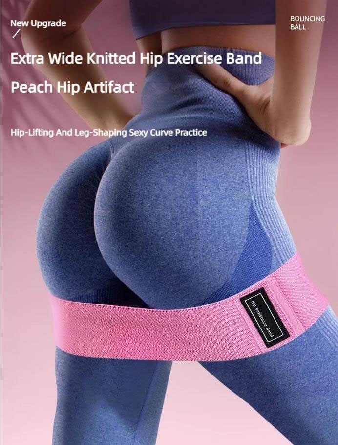 3Pcs Fabric Resistance Hip Boo - огляд і ціна Yoga Fitness Stretching Strap