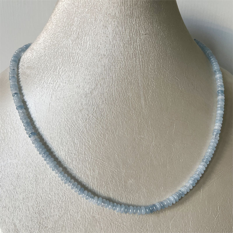 2*4MM Aquamrine Necklace Natur - огляд і ціна Yoga Health & Fitness Centre