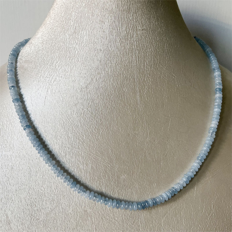 2*4MM Aquamrine Necklace Natur - огляд і ціна Yoga Health & Fitness Centre