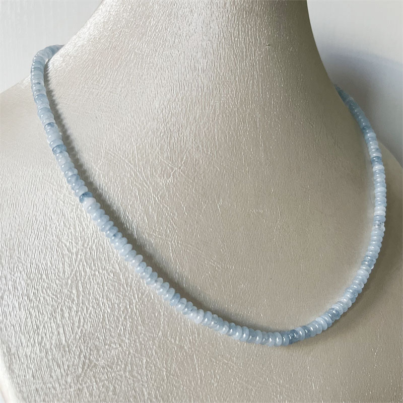 2*4MM Aquamrine Necklace Natur - огляд і ціна Yoga Health & Fitness Centre