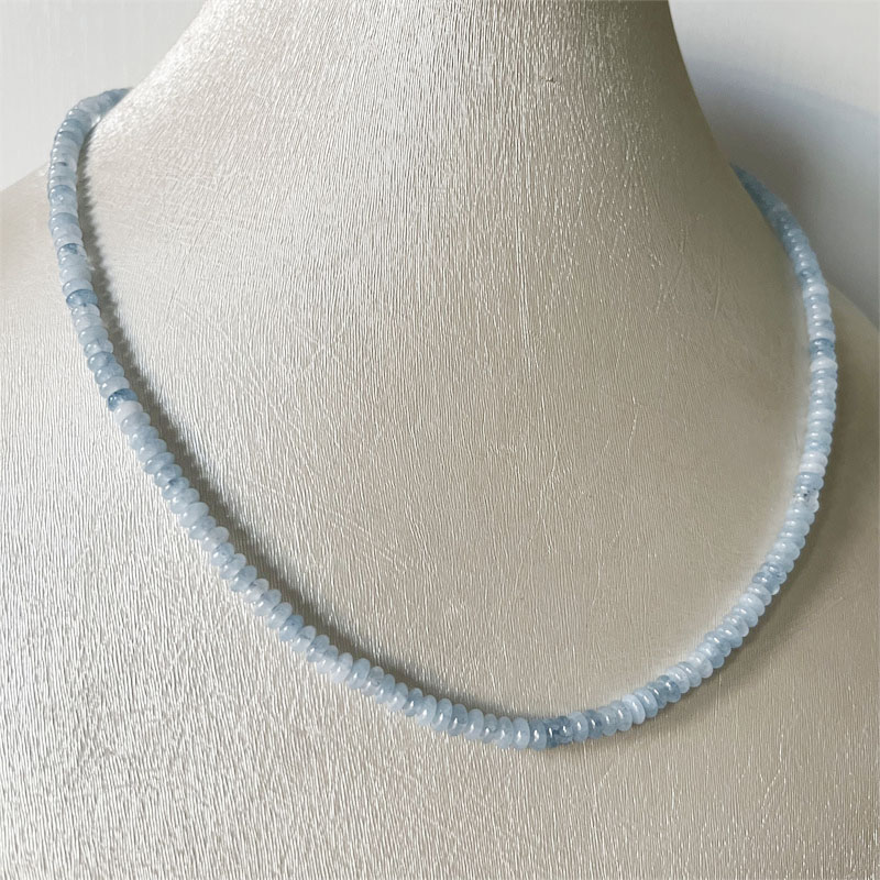 2*4MM Aquamrine Necklace Natur - огляд і ціна Yoga Health & Fitness Centre