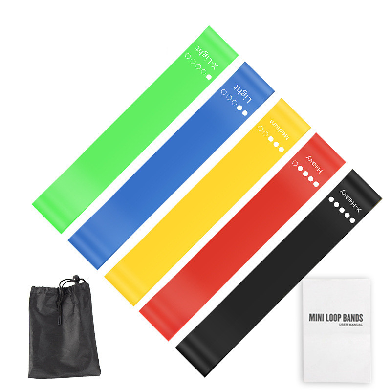5Pcs TPE Resistance Bands Set  - огляд і ціна Yoga Fitness Stretching Strap
